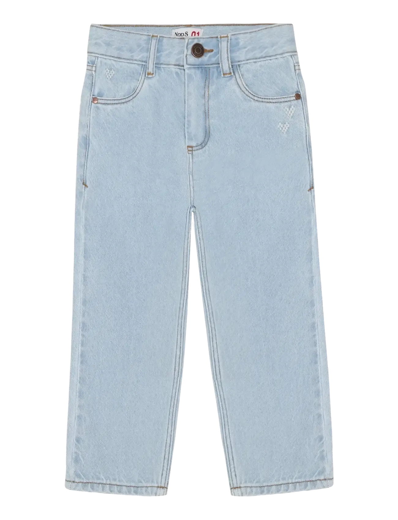 Noppies Jeans relaxed fit long - Teens 9-14 år - P147 WASHED BLUE / blue