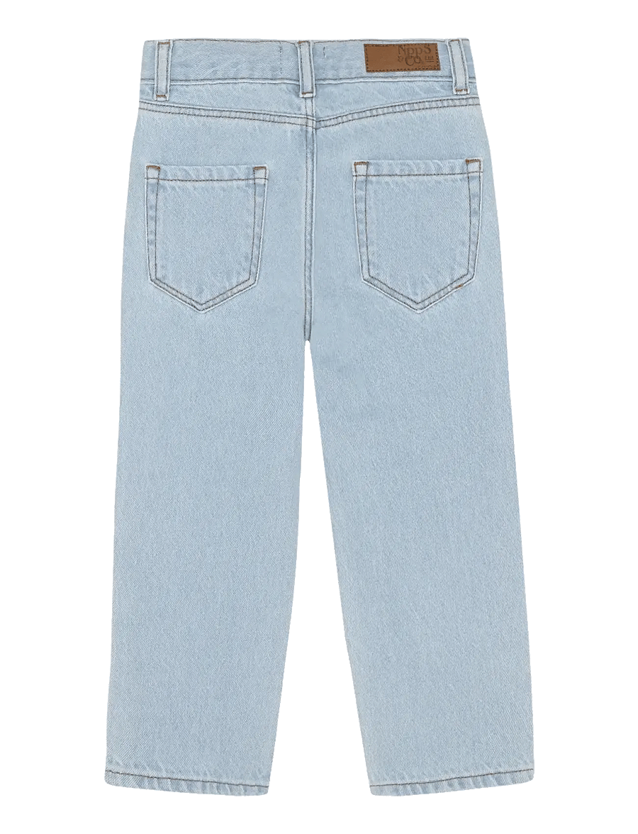 Noppies - Jeans relaxed fit long - p147 washed blue - 1