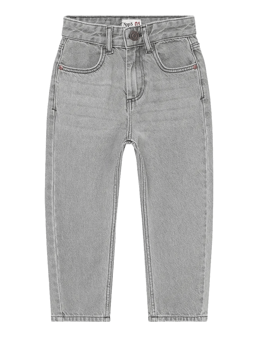 Noppies - Jeans relaxed fit long - p118 light grey denim - 0