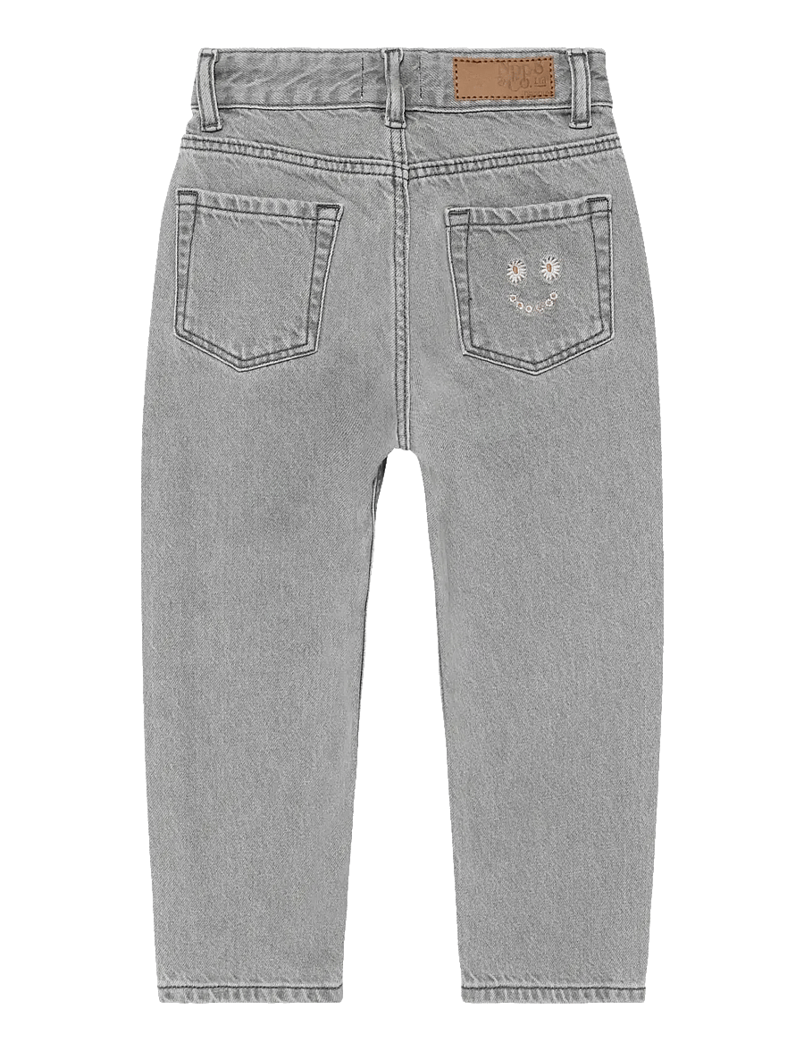 Noppies - Jeans relaxed fit long - p118 light grey denim - 1