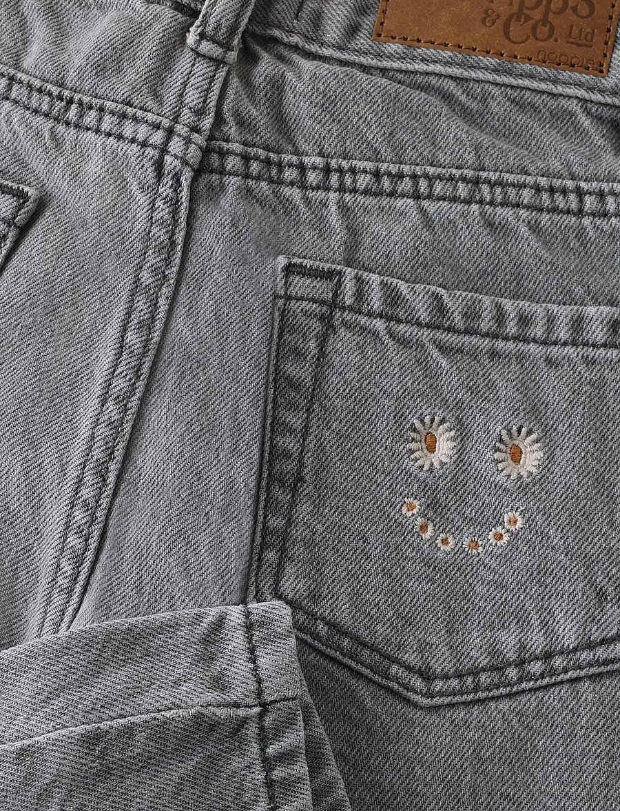 Noppies - Jeans relaxed fit long - p118 light grey denim - 2