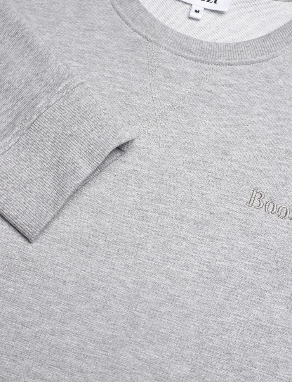 Boozt Merchandise - Sweat O-Neck - sweatshirts - grey melange - 2