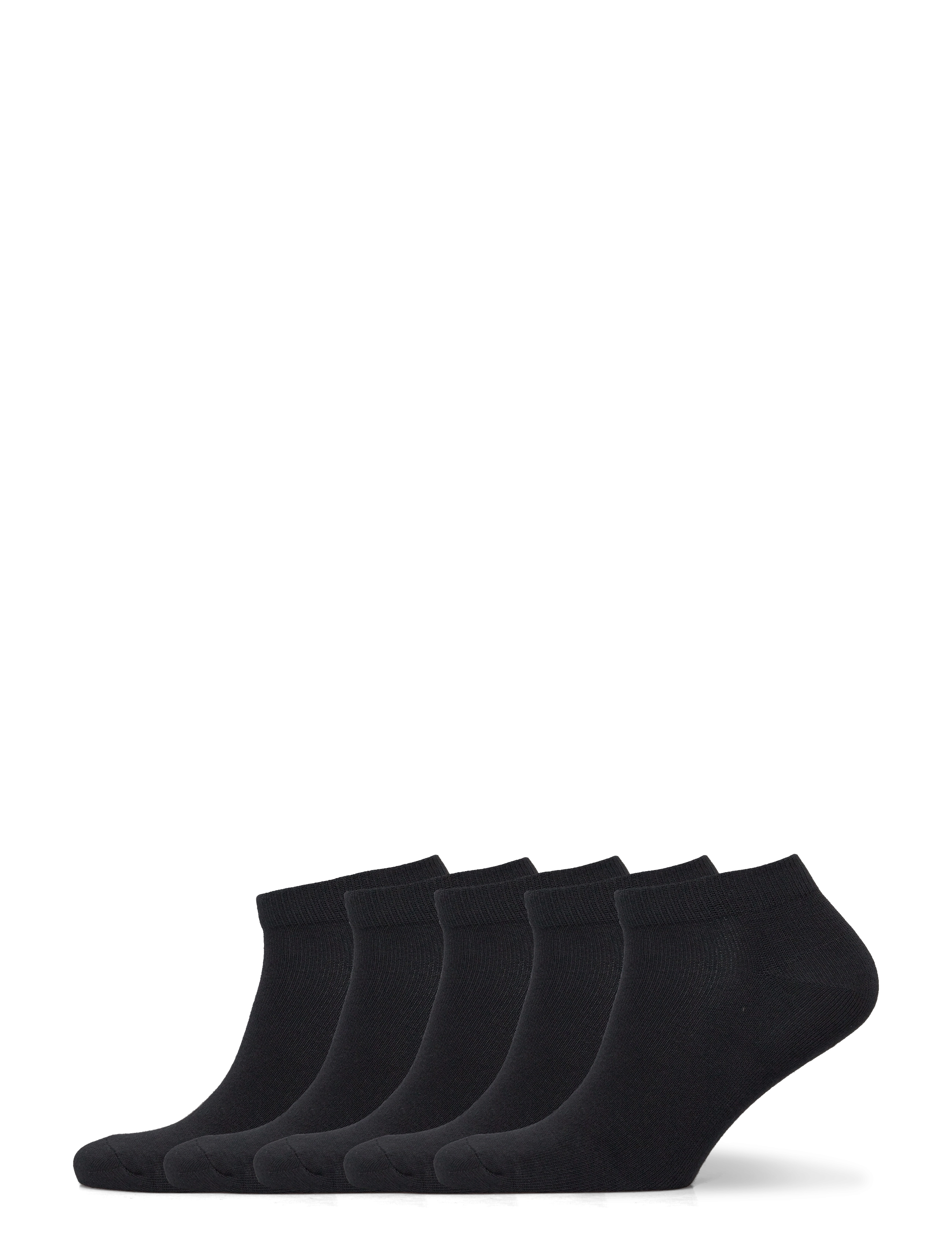 Boozt Merchandise 5-Pack Footies, 43-46, Black, Sokker > Footies-Ankelsokker, Dame