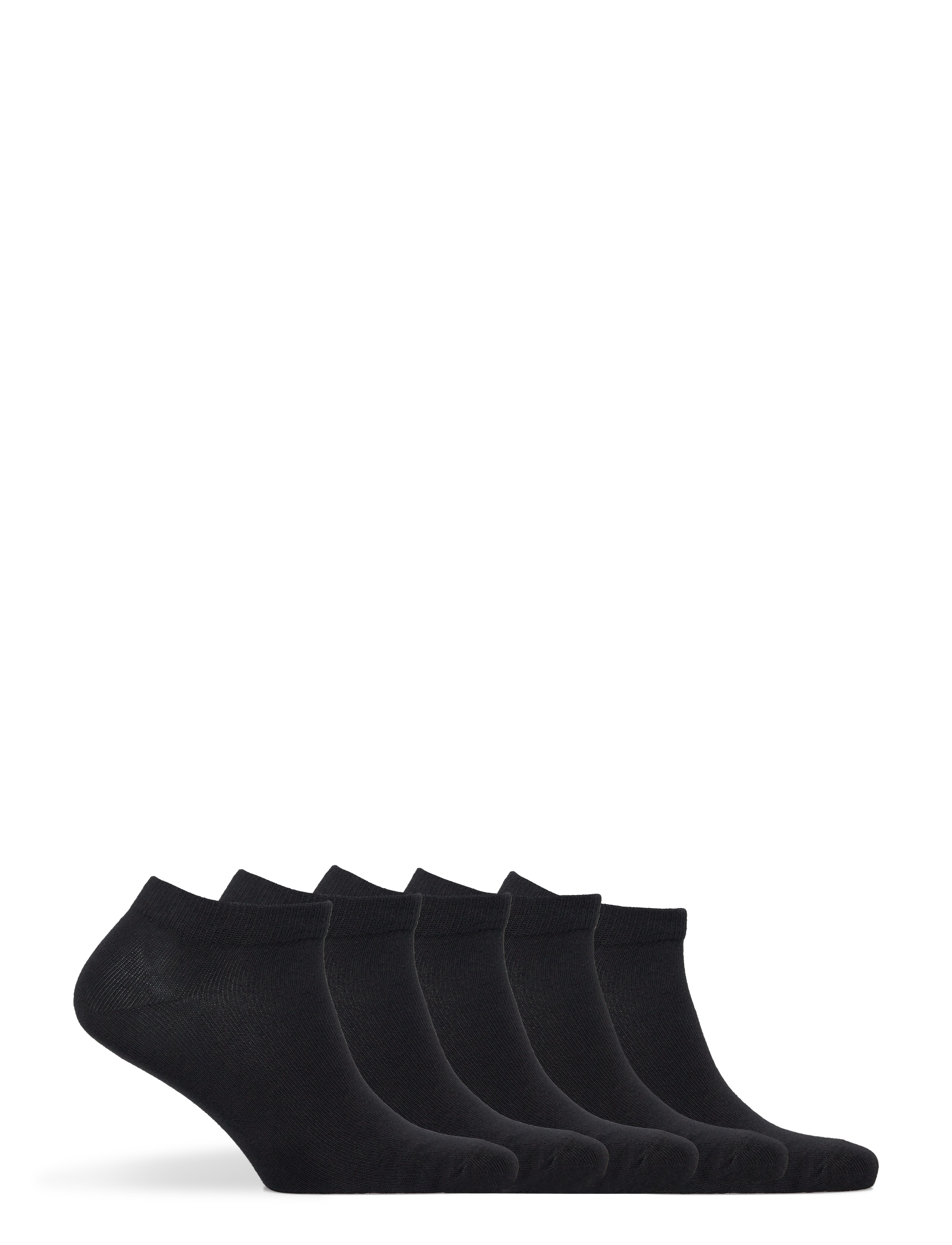 Boozt Merchandise - 5-pack Footie - multipack strømper - black - 1