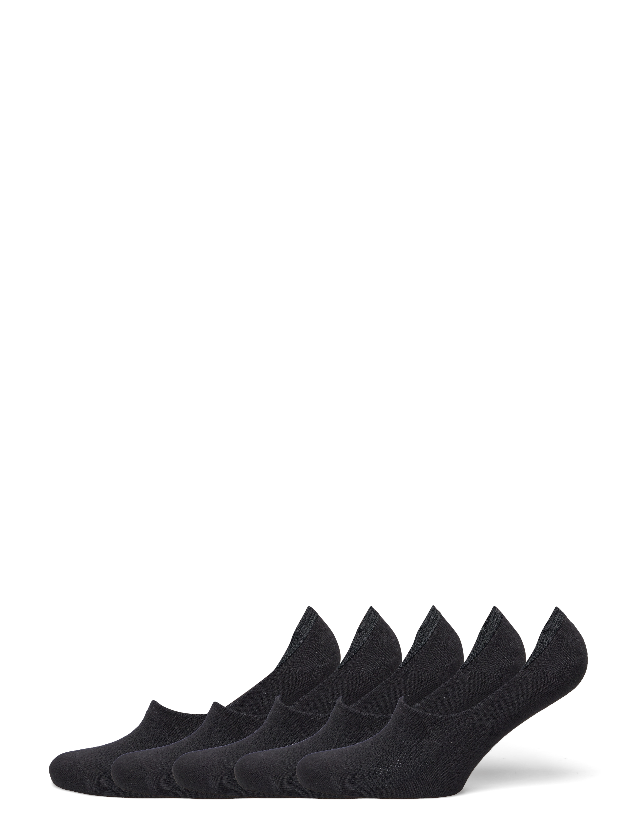 Boozt Merchandise 5-Pack Socklet, 43, Black, Sokker > Footies-Ankelsokker, Dame