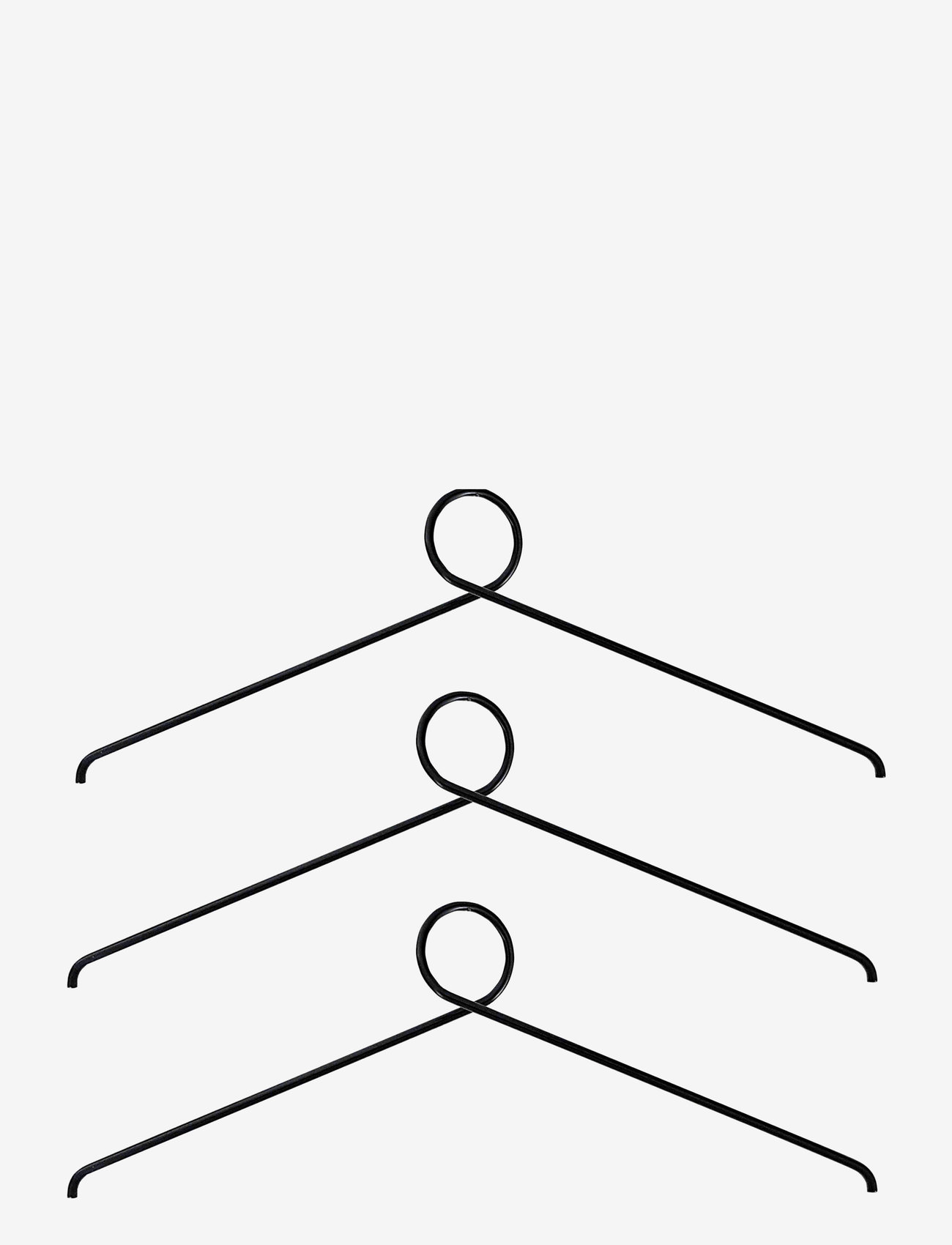 Nordic Function - Loop It Hanger, 3 pcs - julklappar under 500kr - black - 0