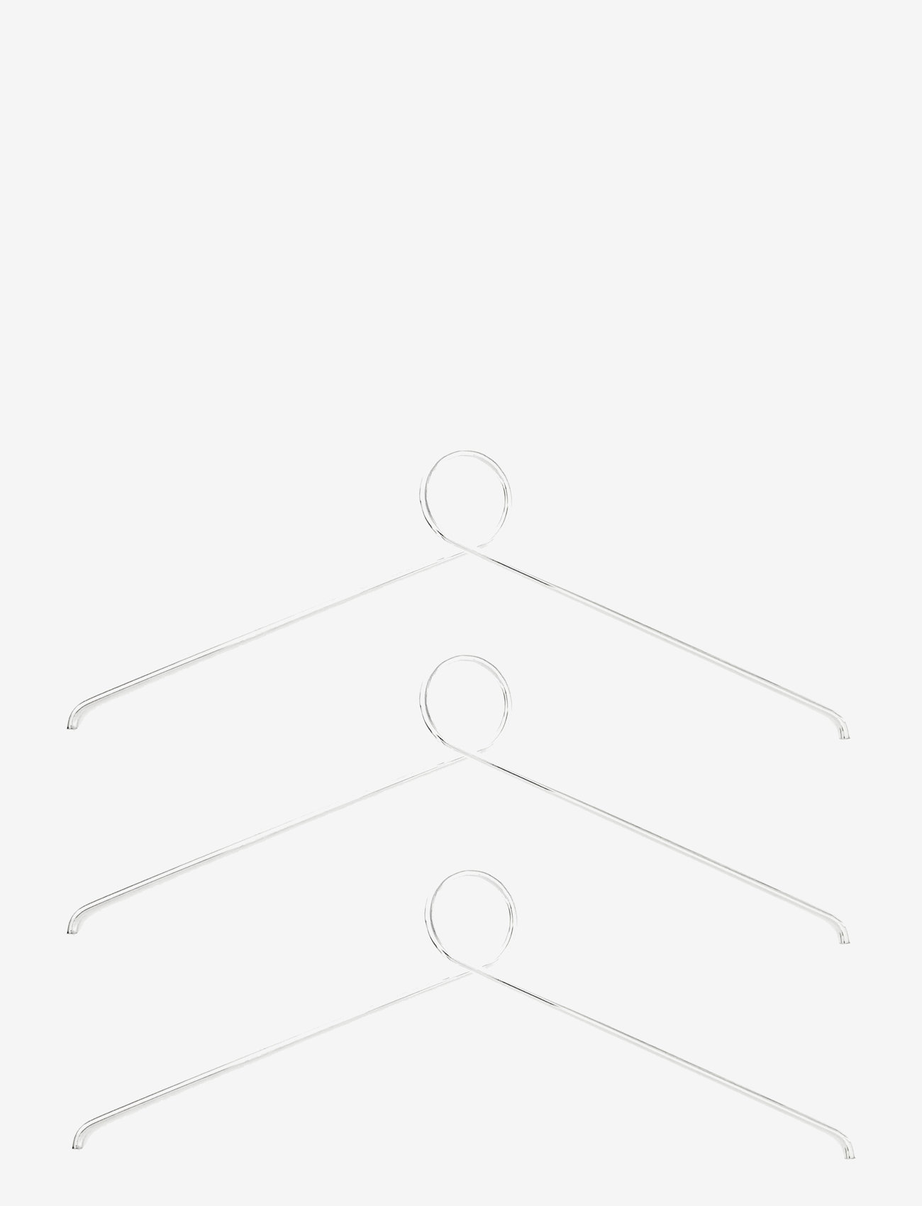 Nordic Function - Loop It Hanger, 3 pcs - home - chrome - 0