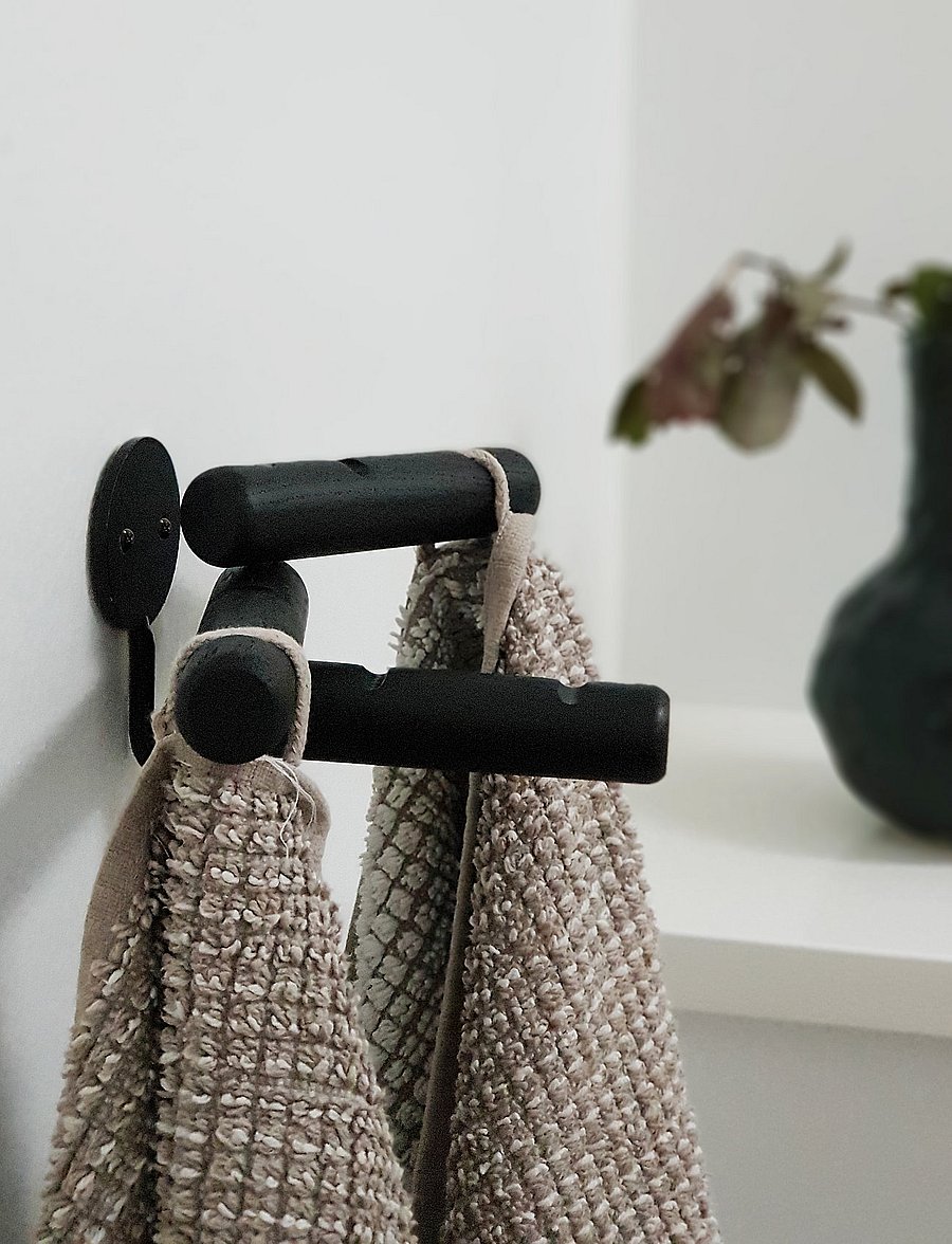 Nordic Function - 3Hooks - kleiderhaken & kleiderbügel - black oak/black - 2