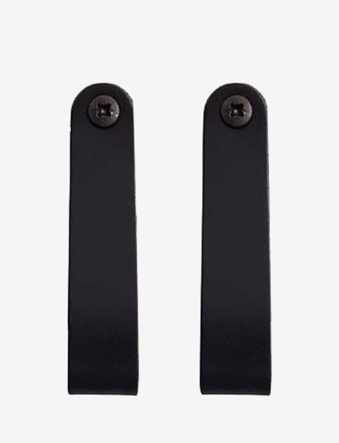 Nordic Function - HangOn leatherstrap, 2 pcs - zemākās cenas - black leather straps - 0