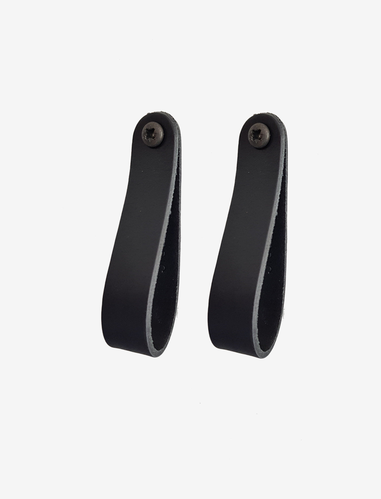 Nordic Function - HangOn leatherstrap, 2 pcs - zemākās cenas - black leather straps - 1