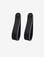 Nordic Function - HangOn leatherstrap, 2 pcs - lowest prices - black leather straps - 1
