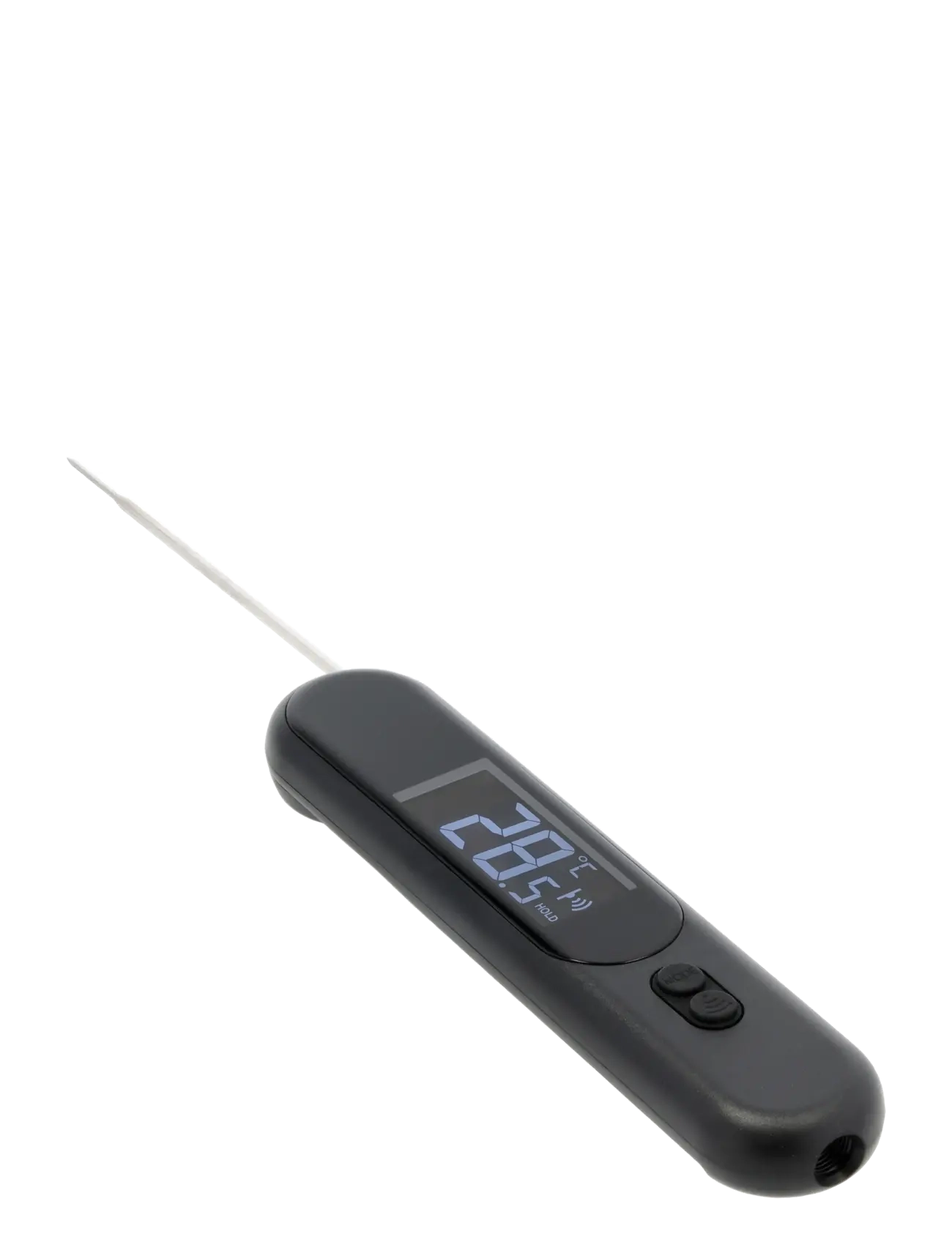 Nordic Sense 2-I-1 Infrarødt Stegetermometer, Termometer og timer, Sort, Str: 17.5X3.5X2CM x 17.5