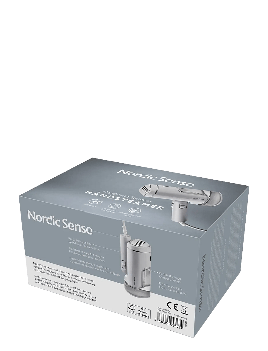 Nordic Sense - Hand steamer 1500 watt Grey - grey - 5