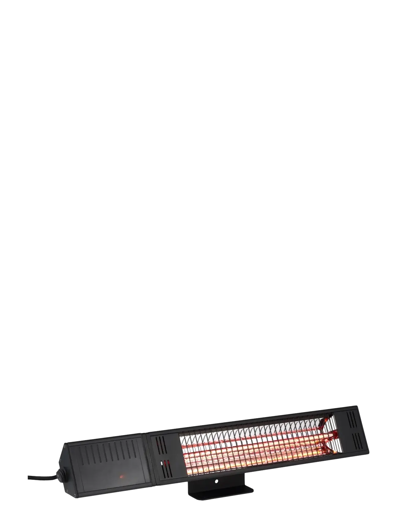 Nordic Sense Terrassevarmer Til Væg 1500 Watt Sort, Fireplaces, Sort, Str: 54.7X 12.7X 9CM x 54.7