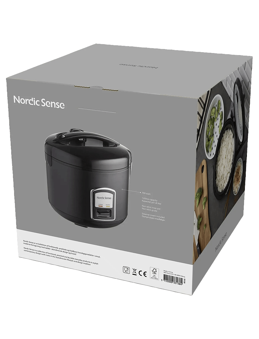 Nordic Sense - Rice cooker - kochen - svart - 5