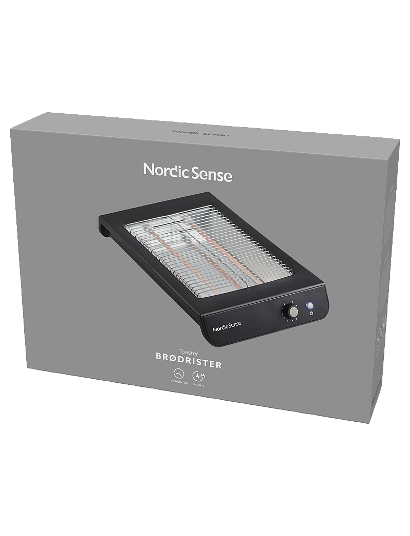Nordic Sense - Toaster 600 watt - toaster - svart - 2