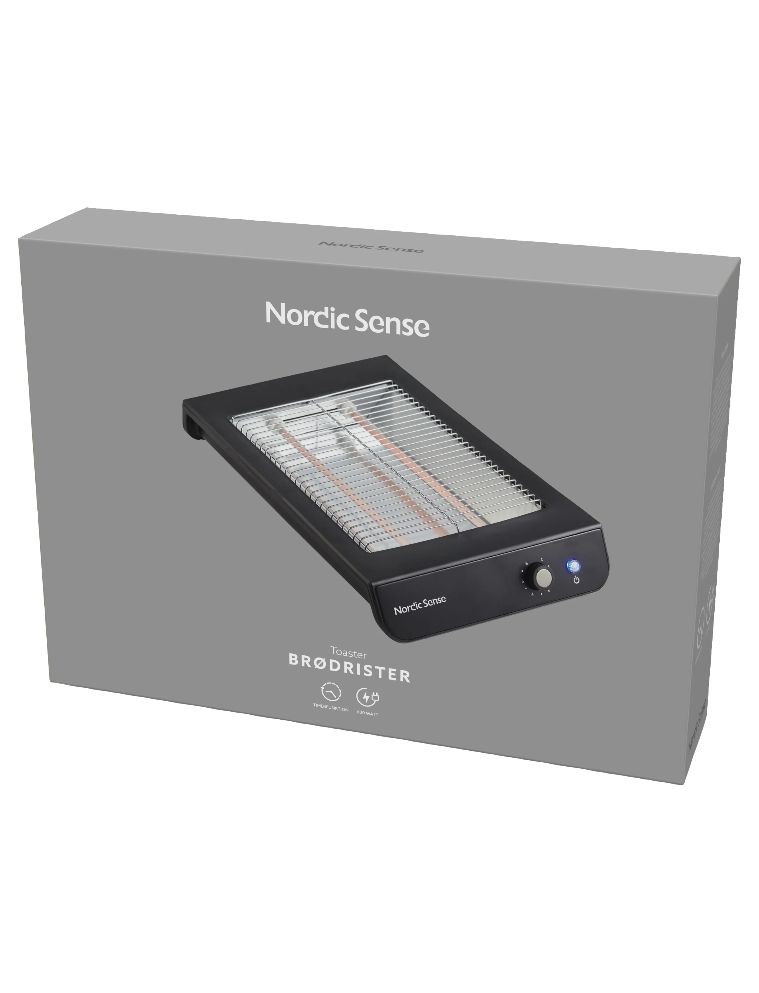 Nordic Sense - Toaster 600 watt - toaster - svart - 2
