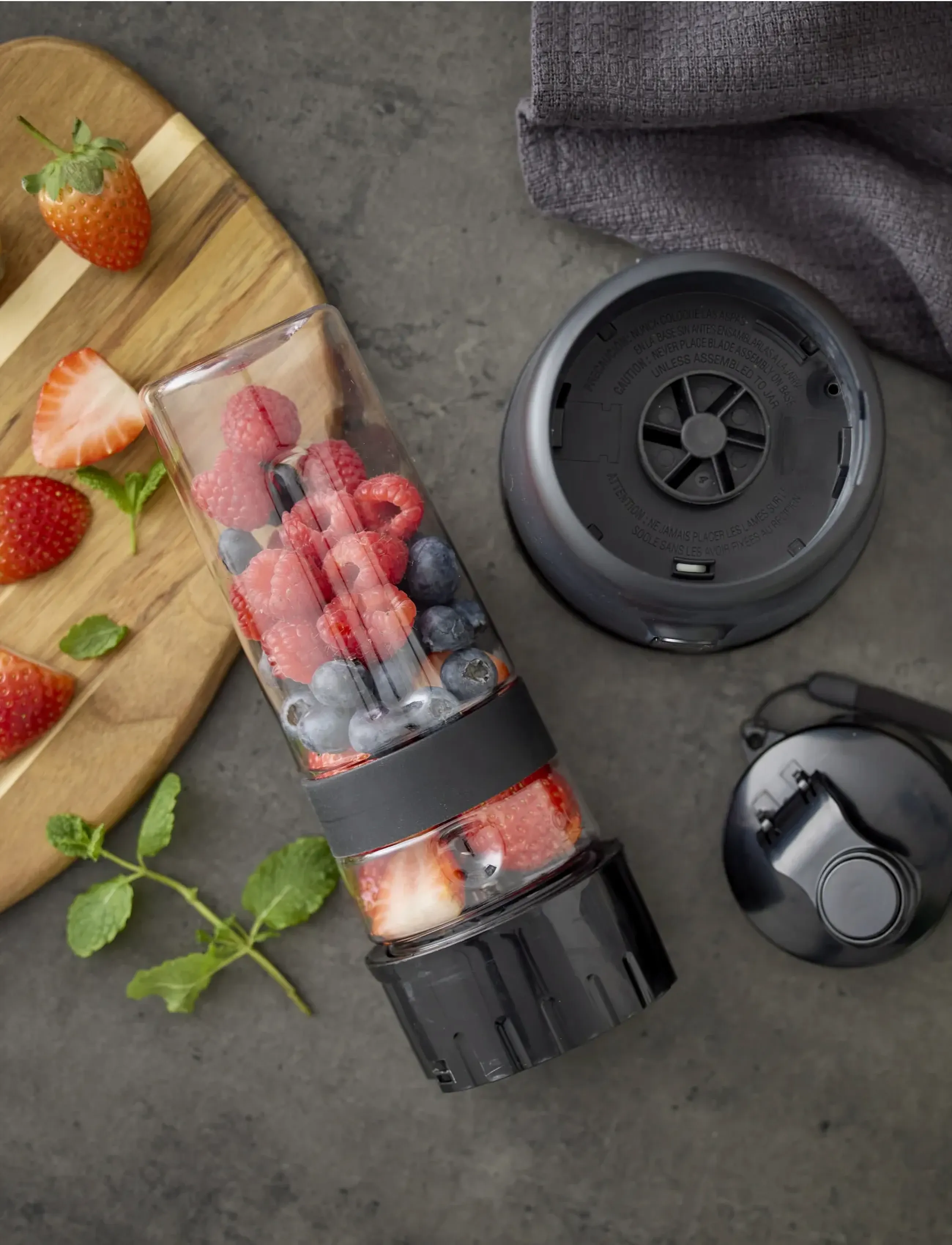 Nordic Sense - Smoothie blender 300 watt - mixers & blenders - svart - 2