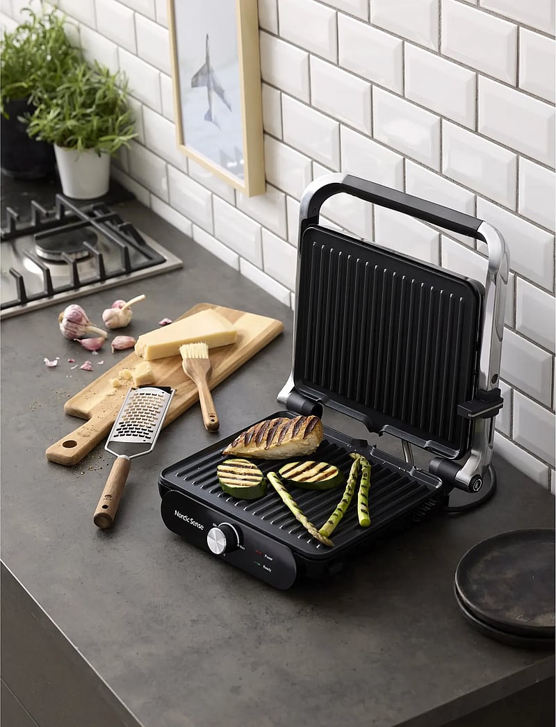 Nordic Sense - Panini grill rem. plates 2000 watt - tischgrills - svart - 2