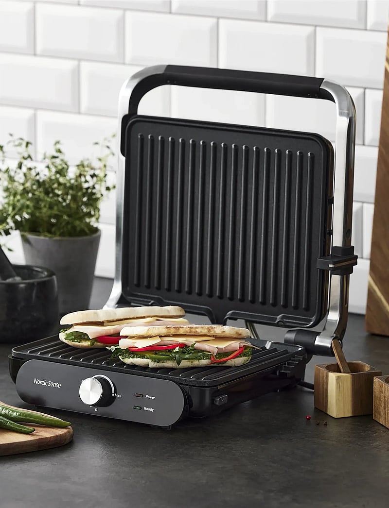 Nordic Sense - Panini grill rem. plates 2000 watt - tischgrills - svart - 3