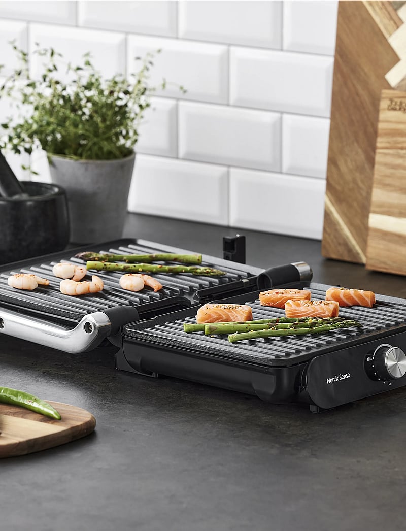 Nordic Sense - Panini grill rem. plates 2000 watt - tischgrills - svart - 4