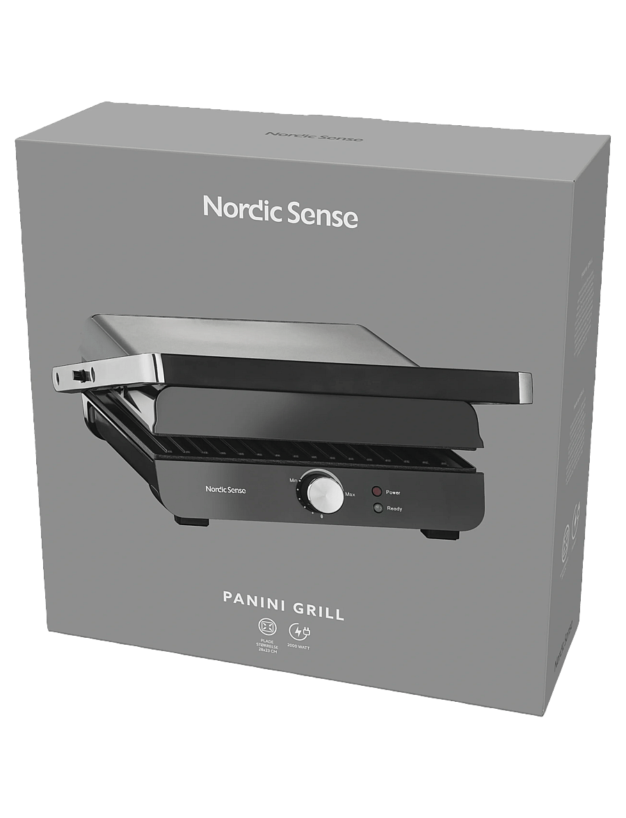 Nordic Sense - Panini grill 2000 watt - tischgrills - svart - 5