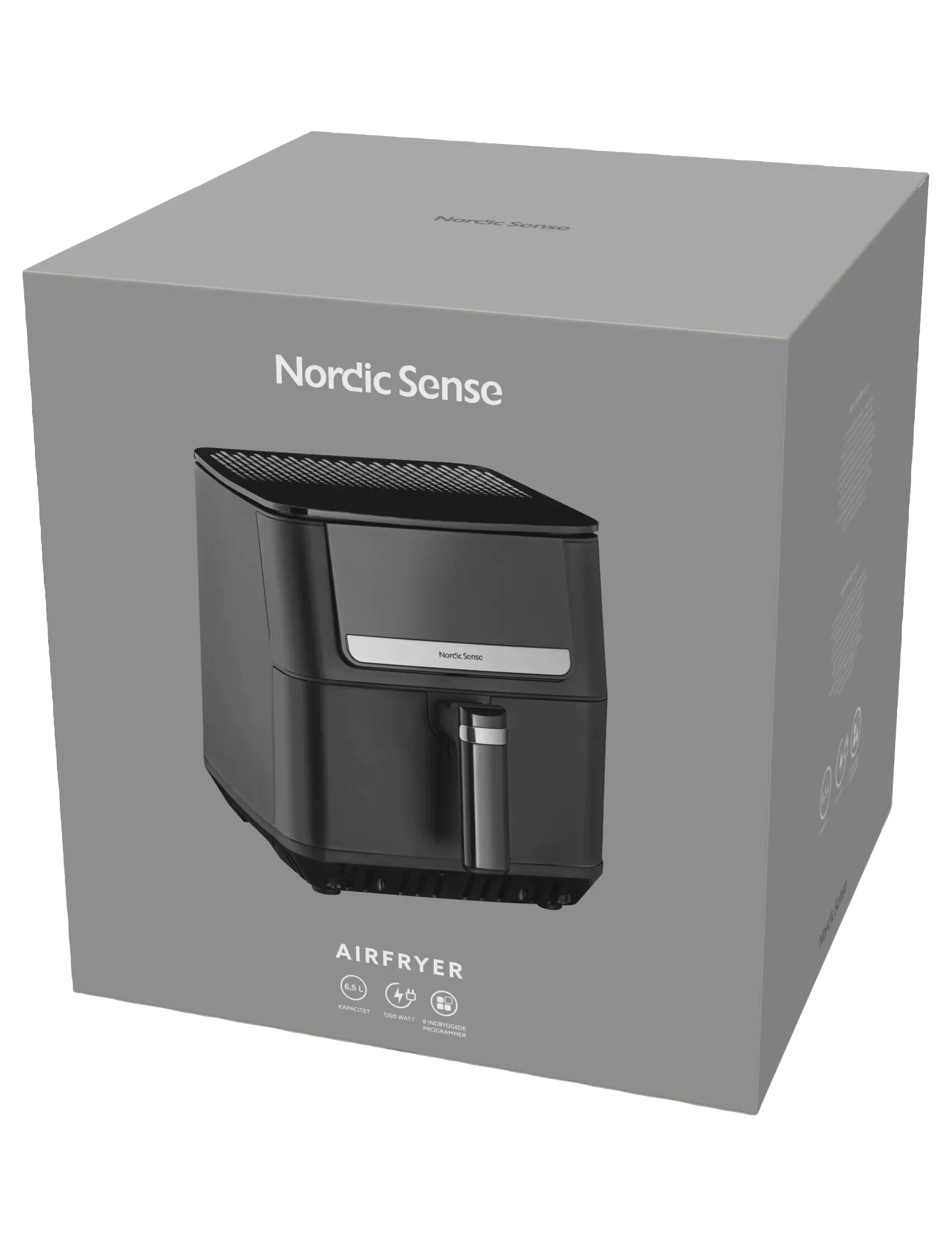 Nordic Sense - Airfryer 1800 watt - svart - 4