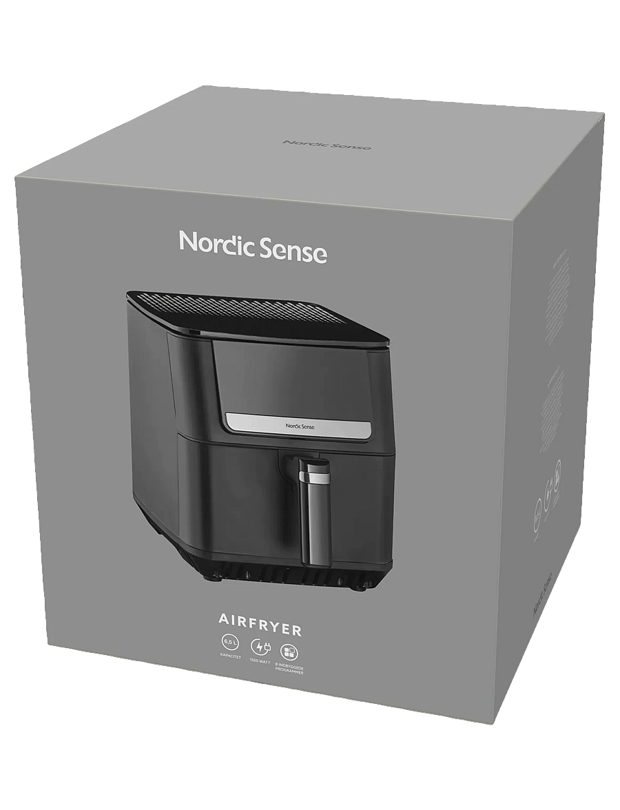 Nordic Sense - Airfryer 1800 watt - svart - 4