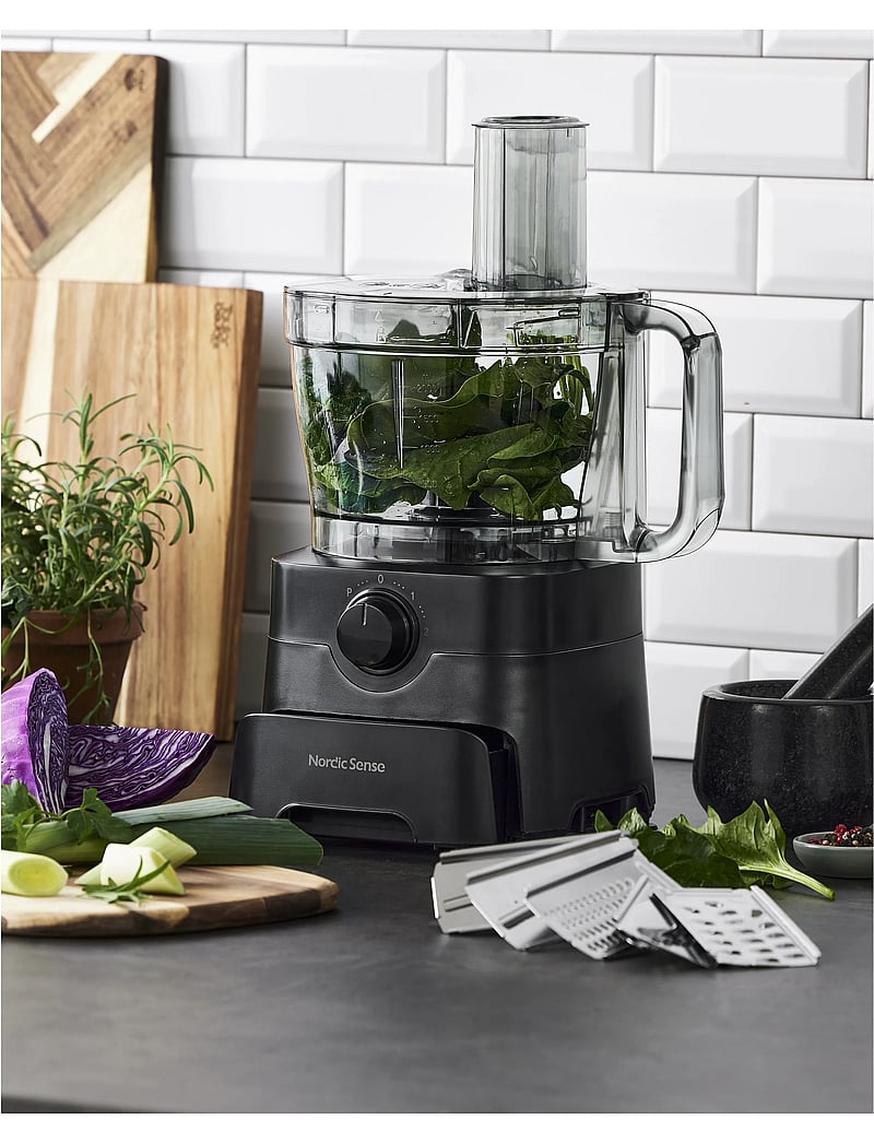 Nordic Sense - Foodprocessor 1000 watt - mixer - svart - 3
