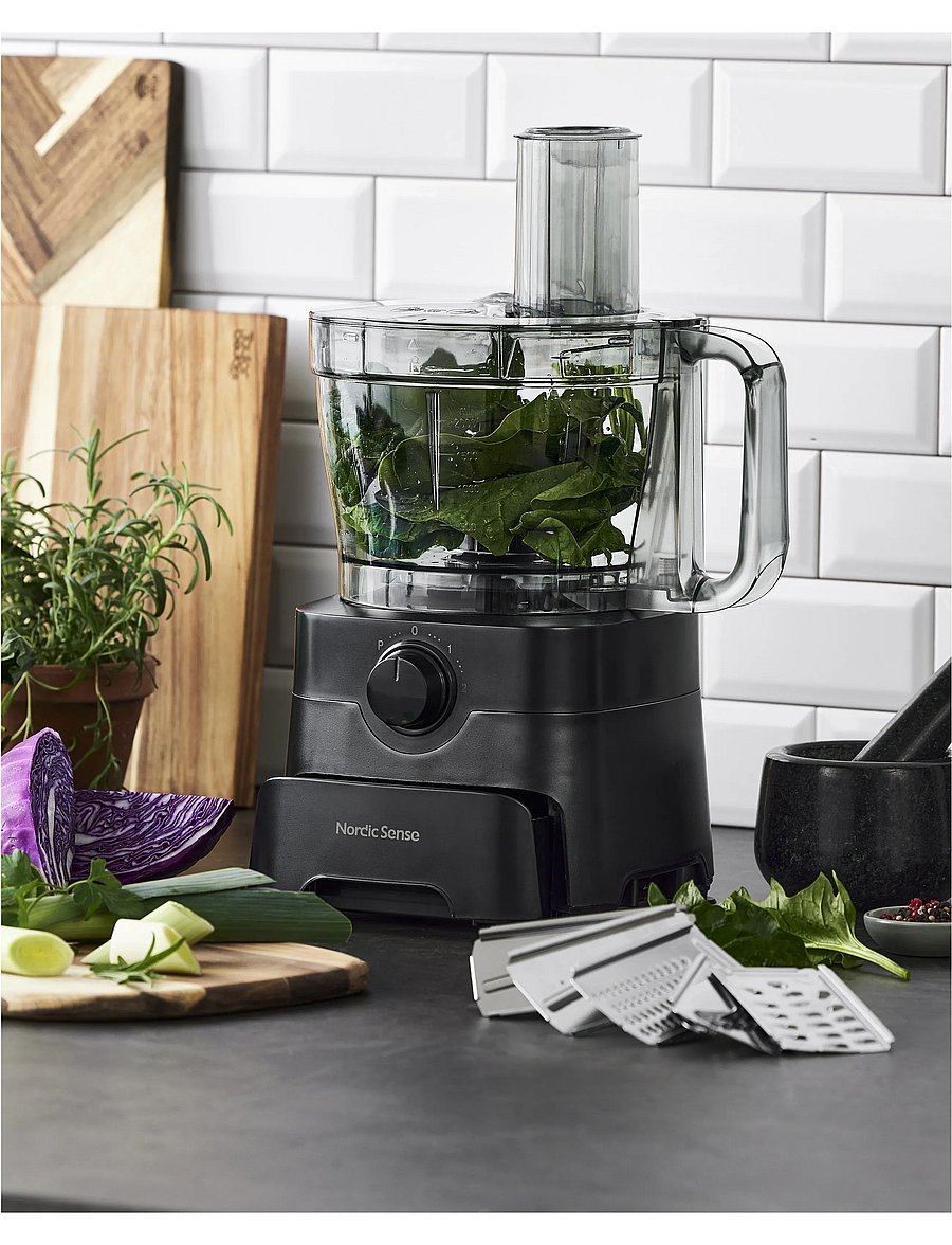 Nordic Sense - Foodprocessor 1000 watt - mikserid ja blenderid - svart - 3