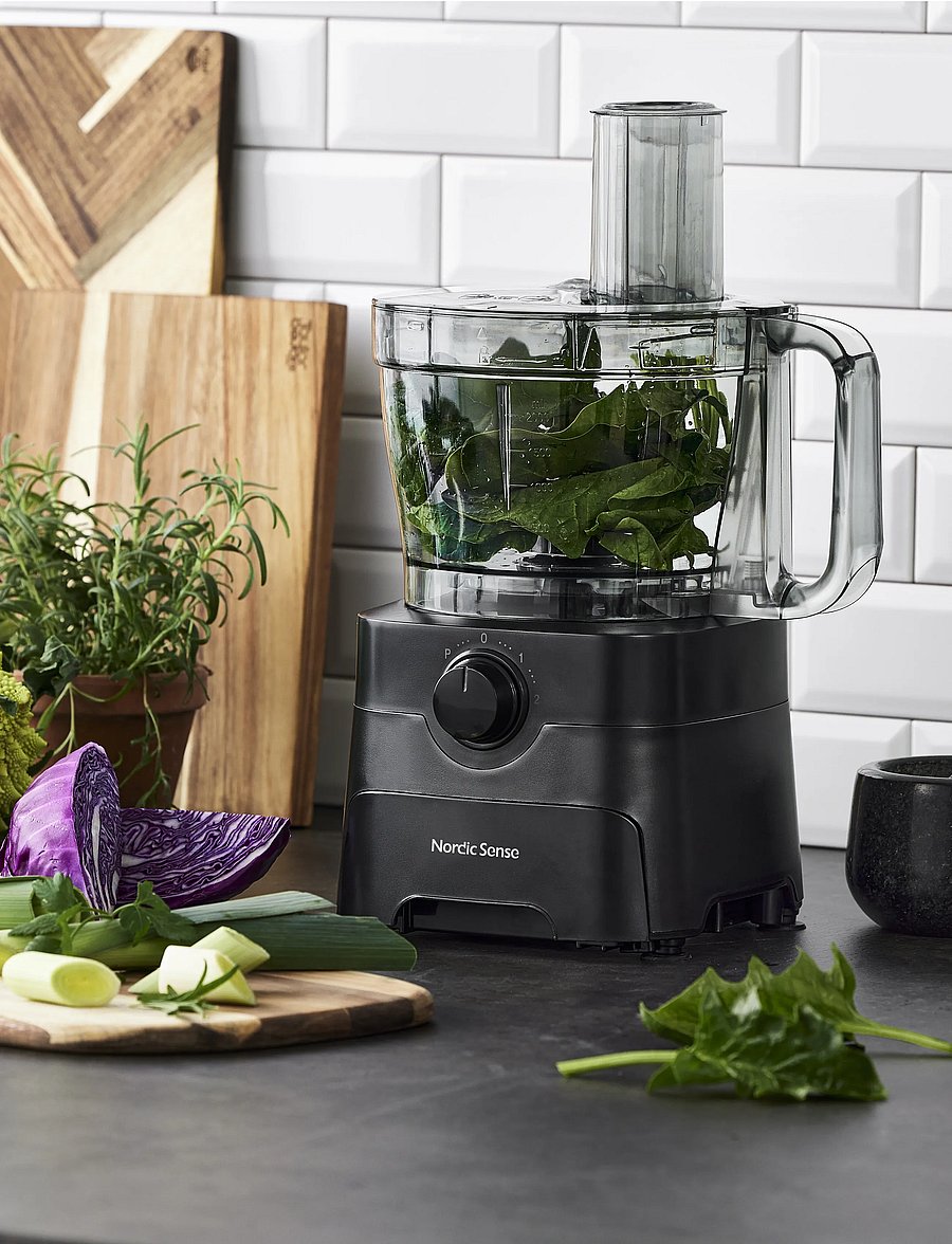 Nordic Sense - Foodprocessor 1000 watt - mikserid ja blenderid - svart - 4