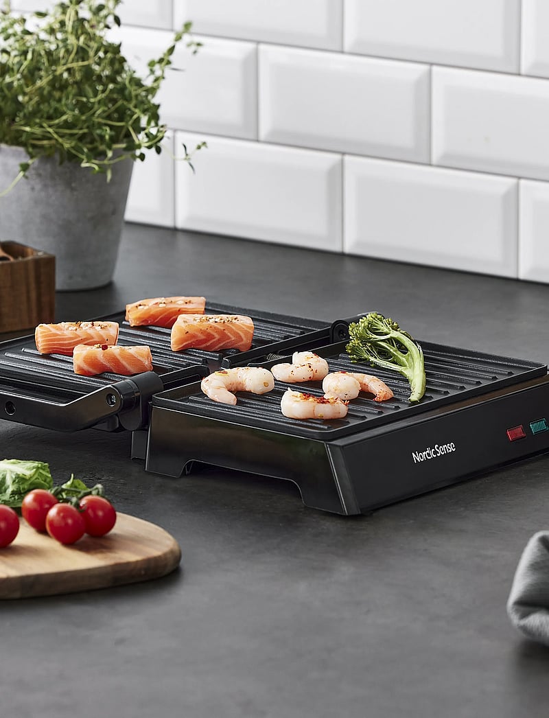 Nordic Sense - Mini panini grill 1000 watt - tischgrills - svart - 1
