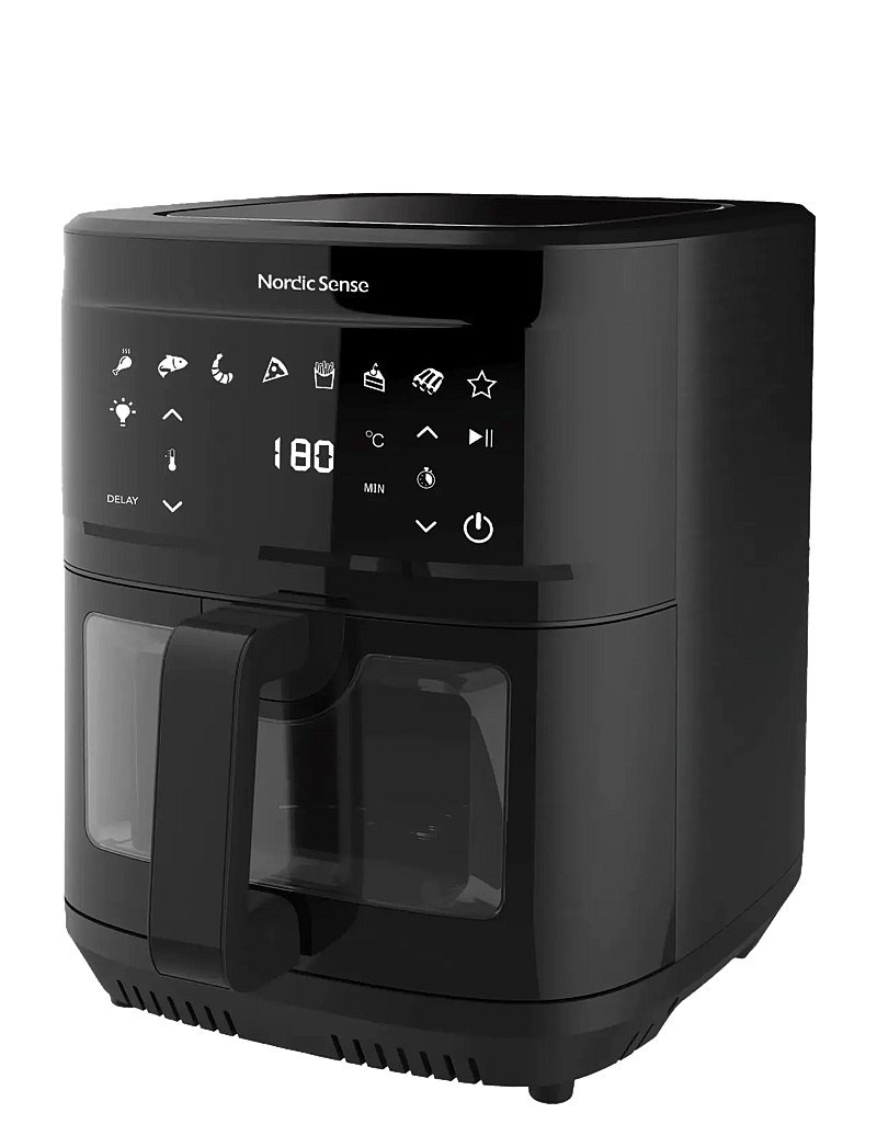 Nordic Sense - Airfryer 2000 watt - kuumaõhufritüürid - svart - 1