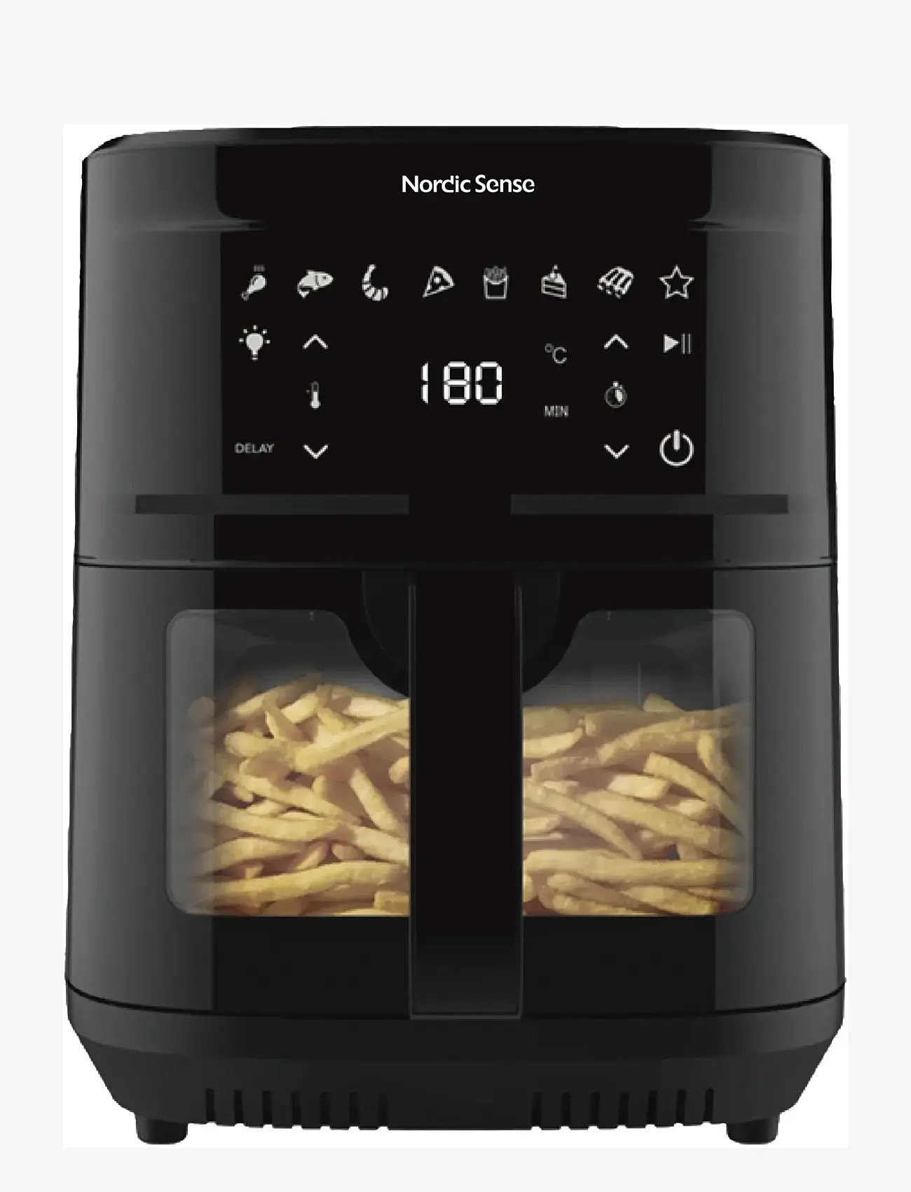 Nordic Sense - Airfryer 2000 watt - airfryers - svart - 3