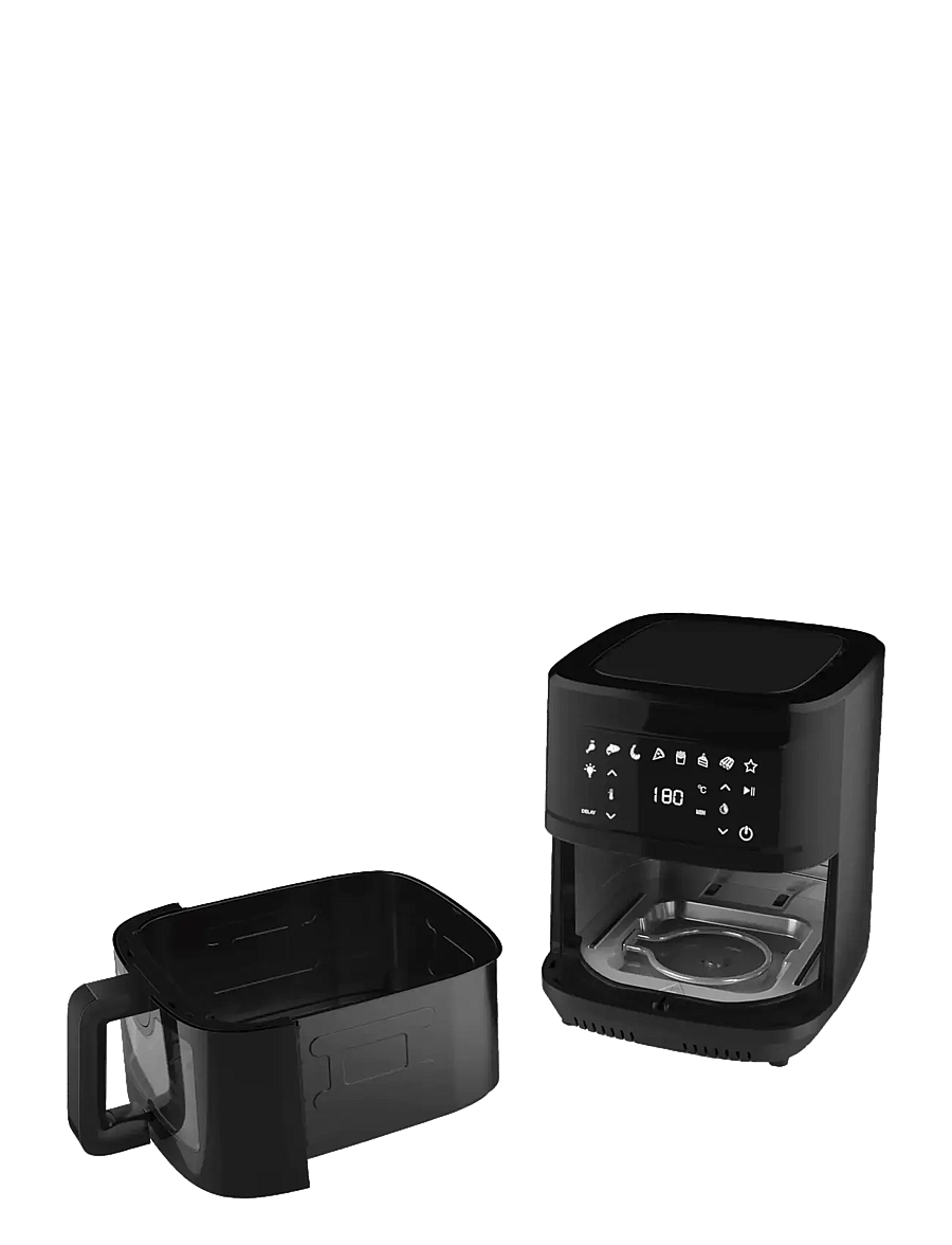 Nordic Sense - Airfryer 2000 watt - kuumaõhufritüürid - svart - 4
