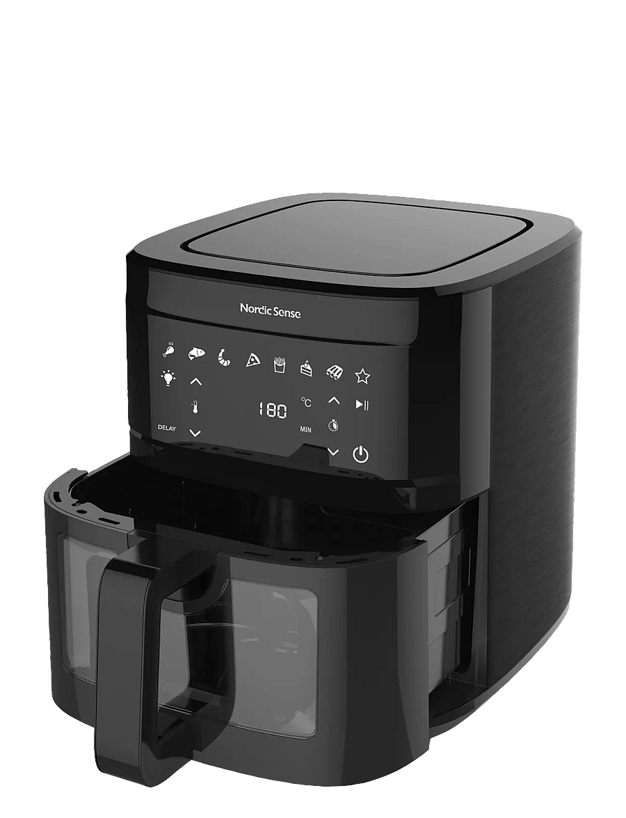 Nordic Sense - Airfryer 2000 watt - köögitarvikud - svart - 5