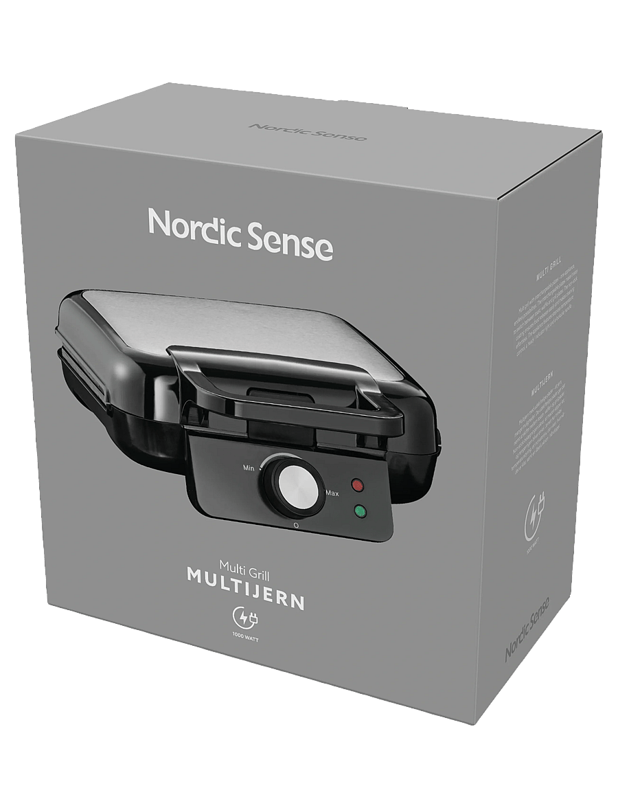 Nordic Sense - Snack maker 1000 watt - tischgrills - svart - 4