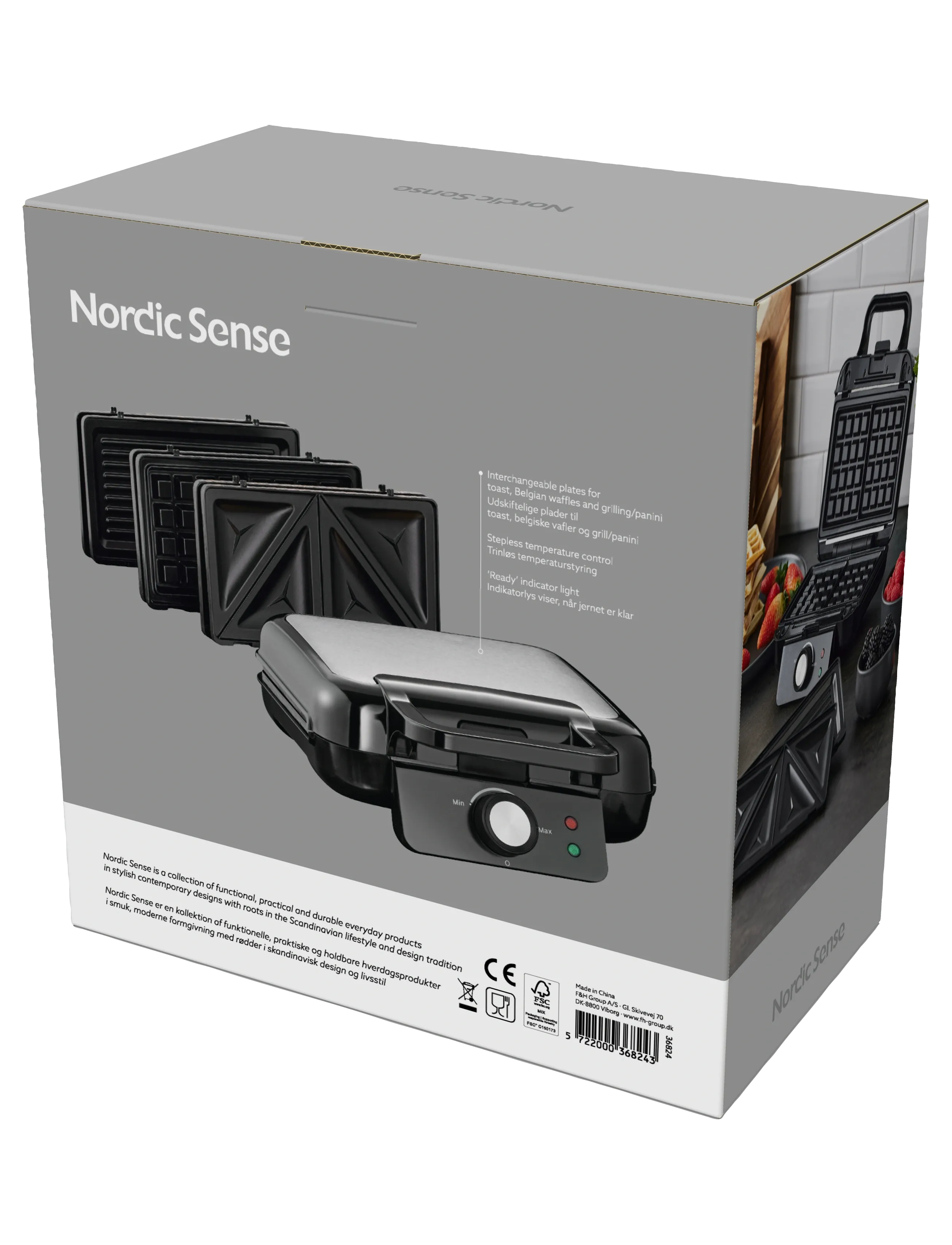 Nordic Sense - Multijern 1000 watt - bordgriller - svart - 5