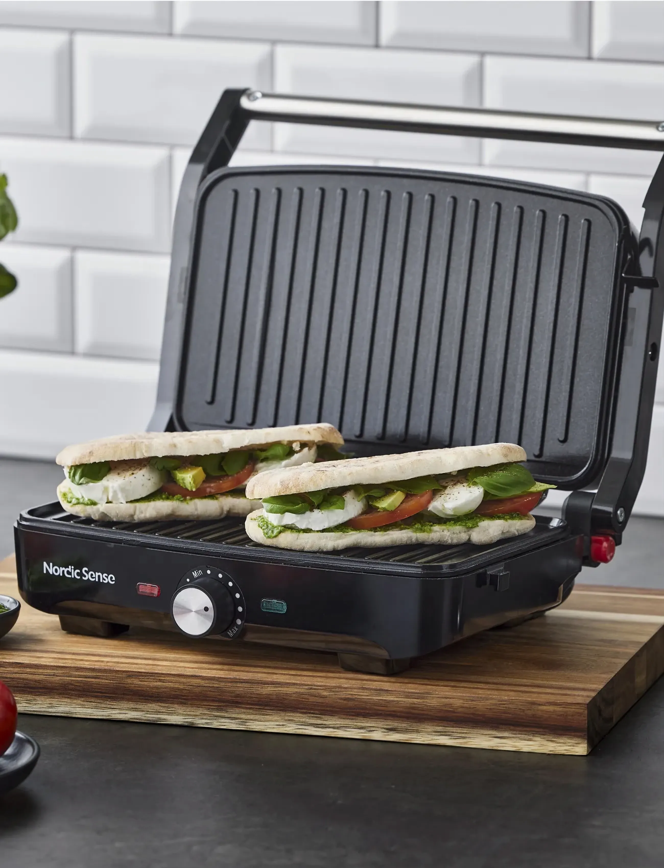Nordic Sense - Paninigrill 1600 watt - bordsgrillar - metall - 2