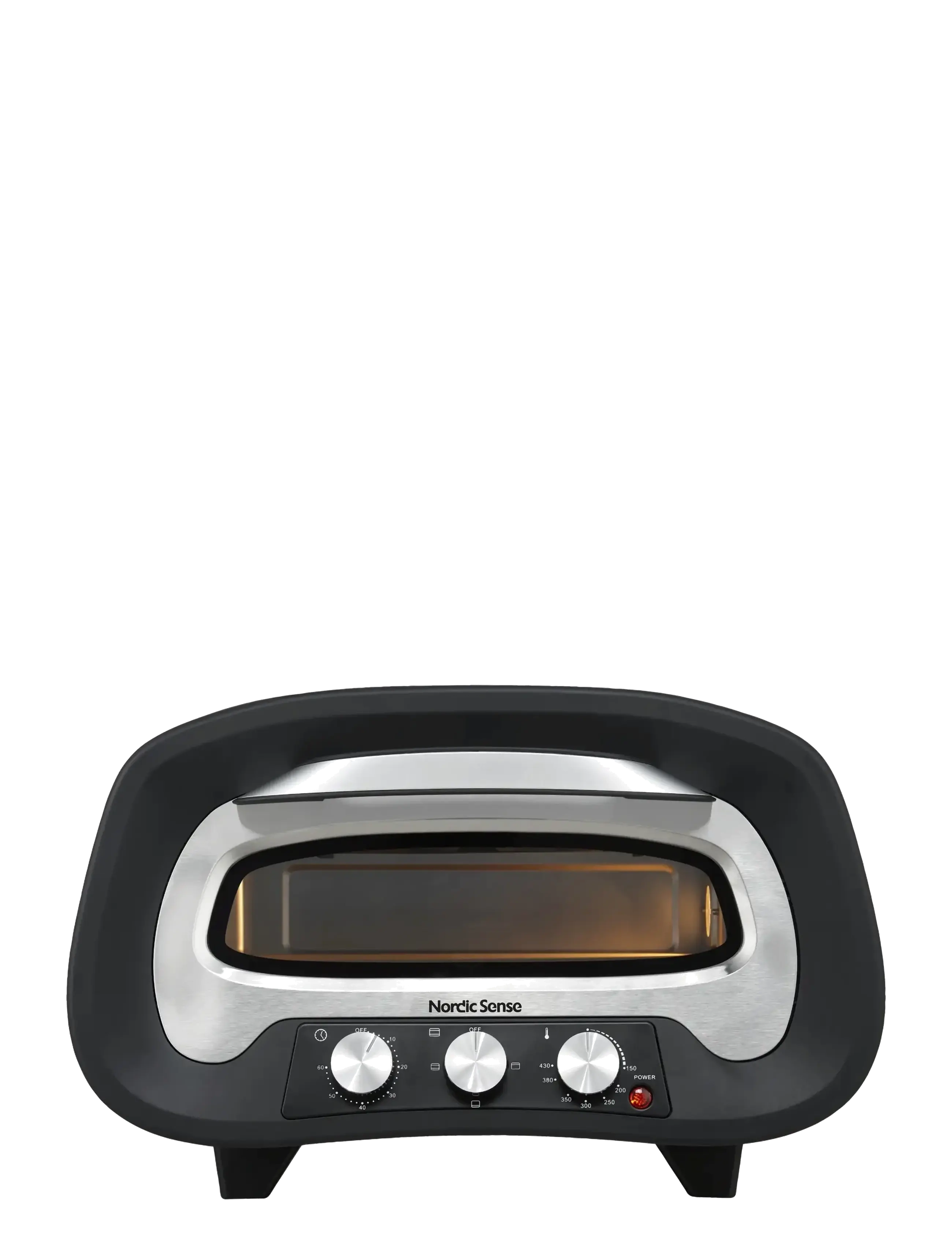 Nordic Sense - Pizzaovn elektrisk 2200 watt - pizzaredskaber - svart - 3