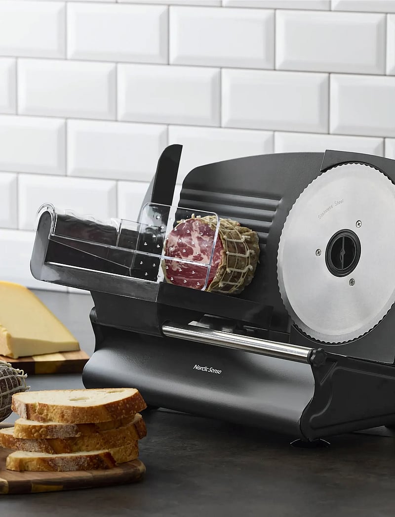 Nordic Sense - Meat slicer 200 watt - mikserid ja blenderid - svart - 4