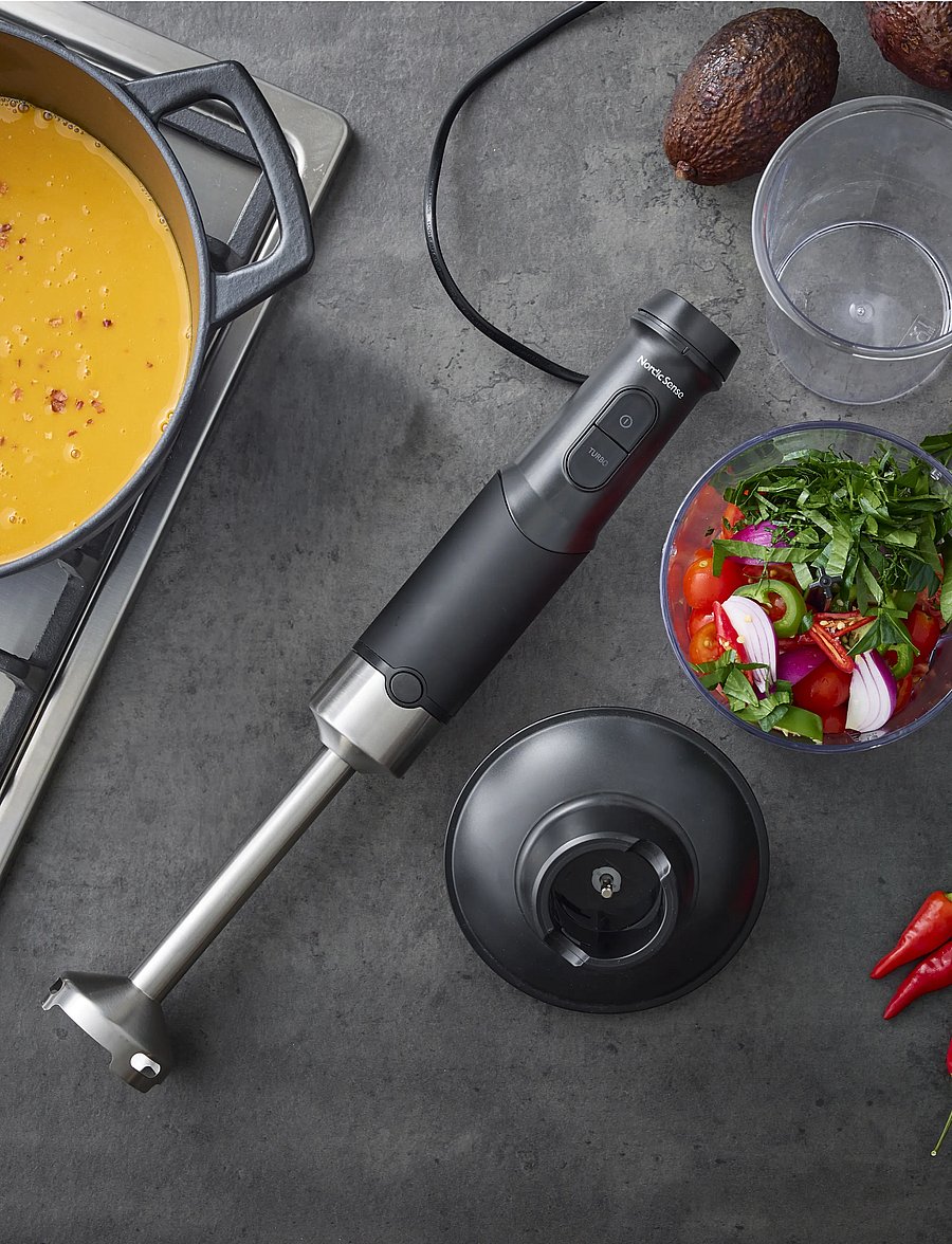 Nordic Sense - Hand blender set - mixer - black - 4
