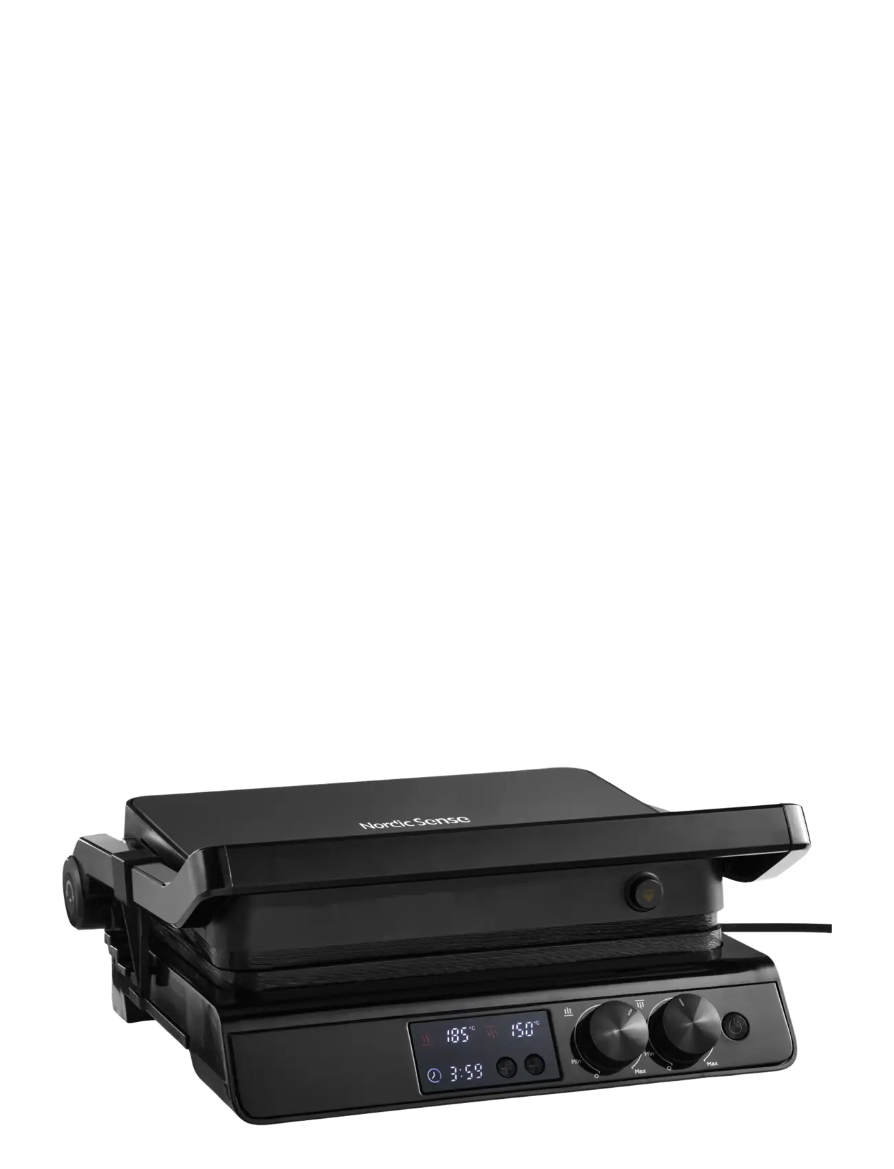 Nordic Sense Digital panini grill - Confirmation gifts - BLACK / black