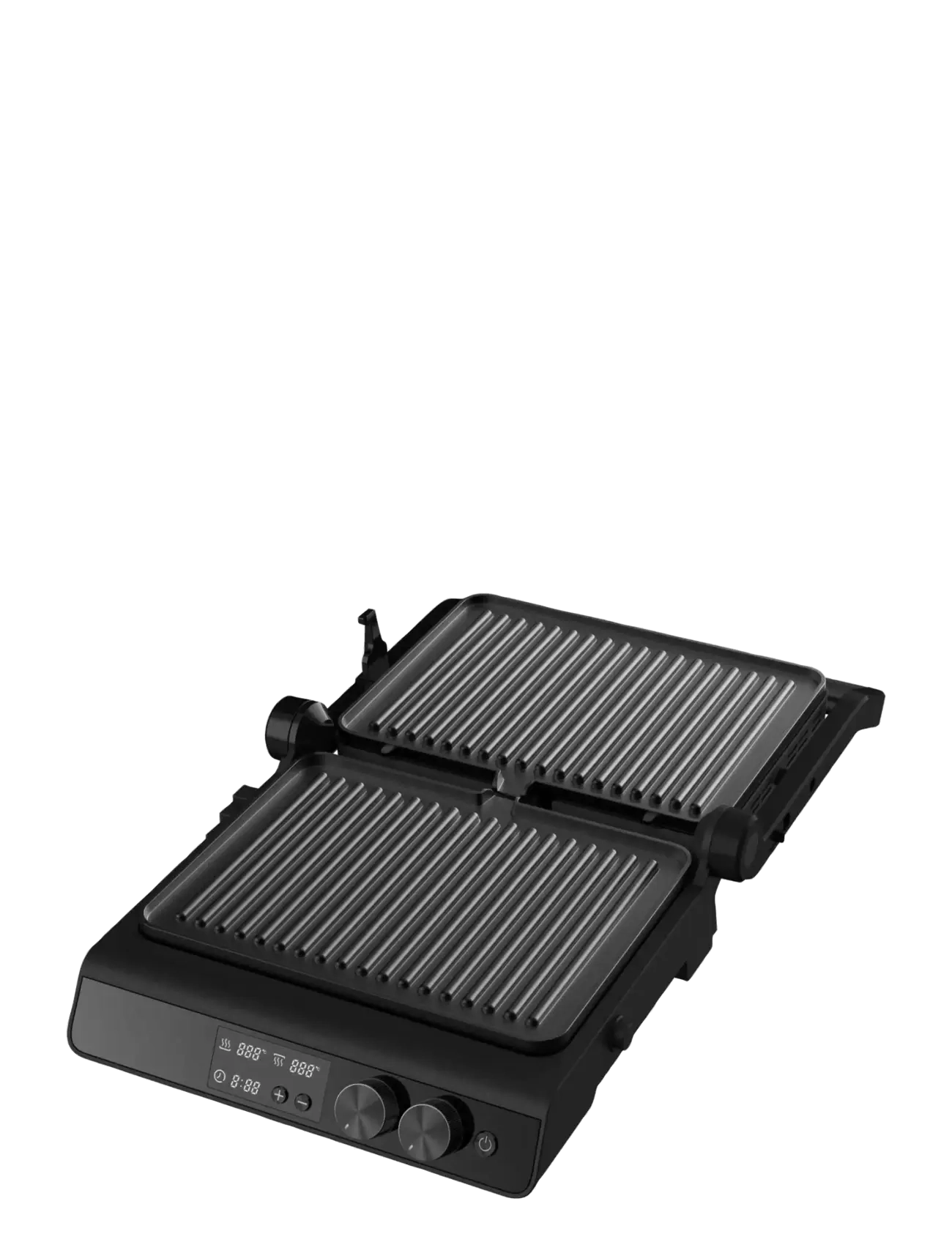 Nordic Sense - Digital panini grill - tabletop grills - black - 2