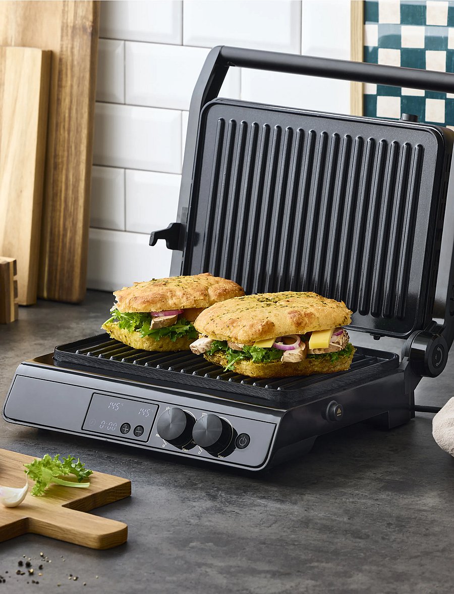 Nordic Sense - Digital panini grill - lauagrillid - black - 0