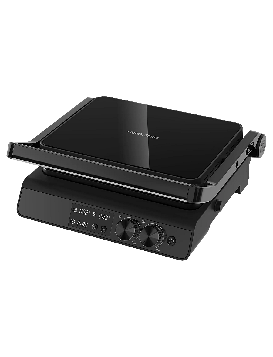 Nordic Sense - Digital panini grill - lauagrillid - black - 3