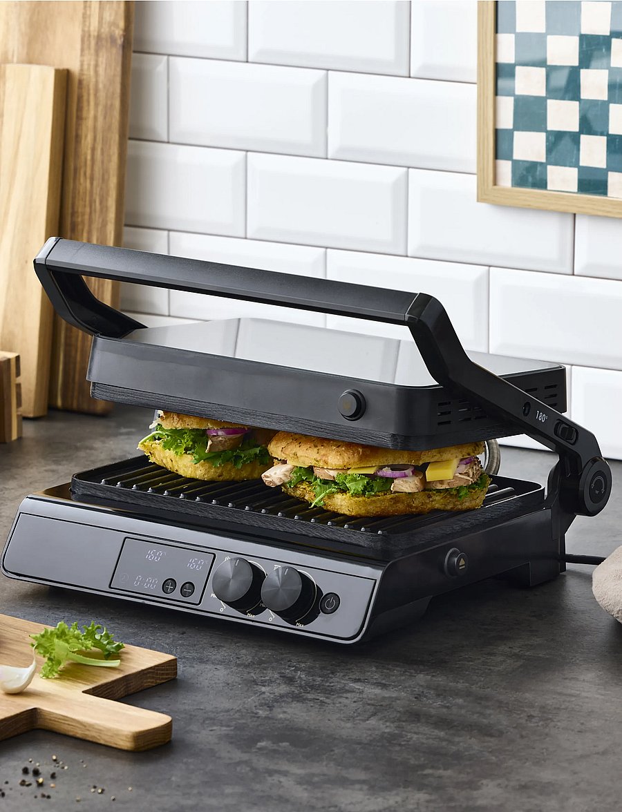 Nordic Sense - Digital panini grill - lauagrillid - black - 4