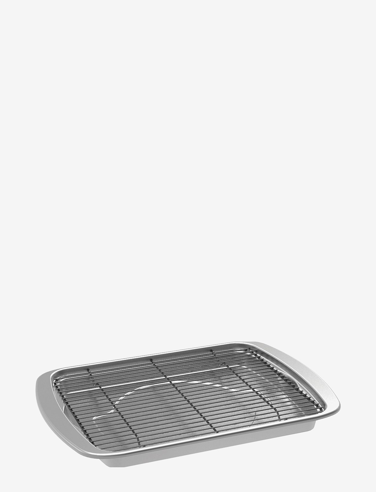Nordic Ware - Naturals® Large Cooking Tray with Oven-Safe Nonstick Grid - silver - 0