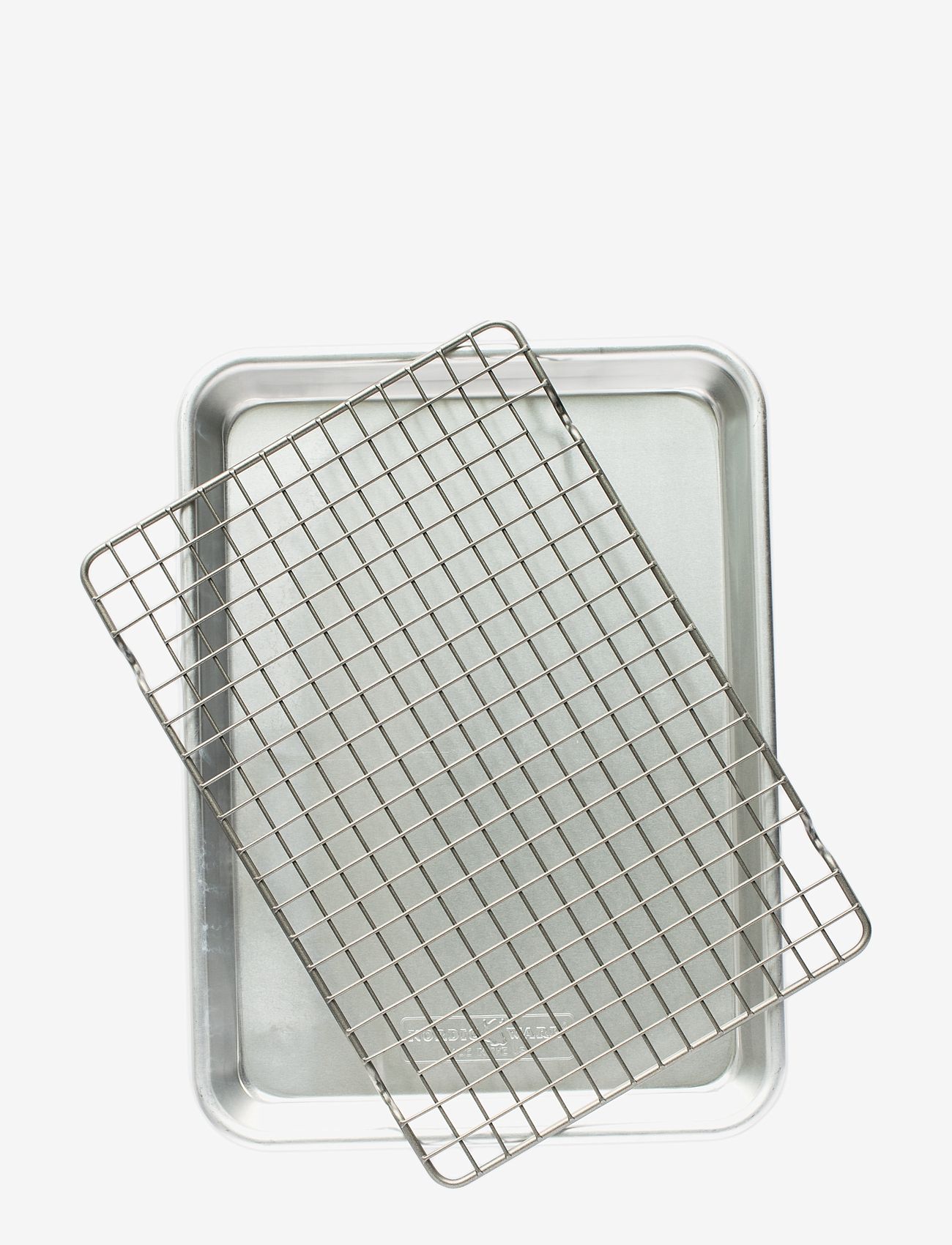Nordic Ware - Nordic Ware Nordic Ware Naturals Quarter Sheet with rack - ovenvormen - silver - 1