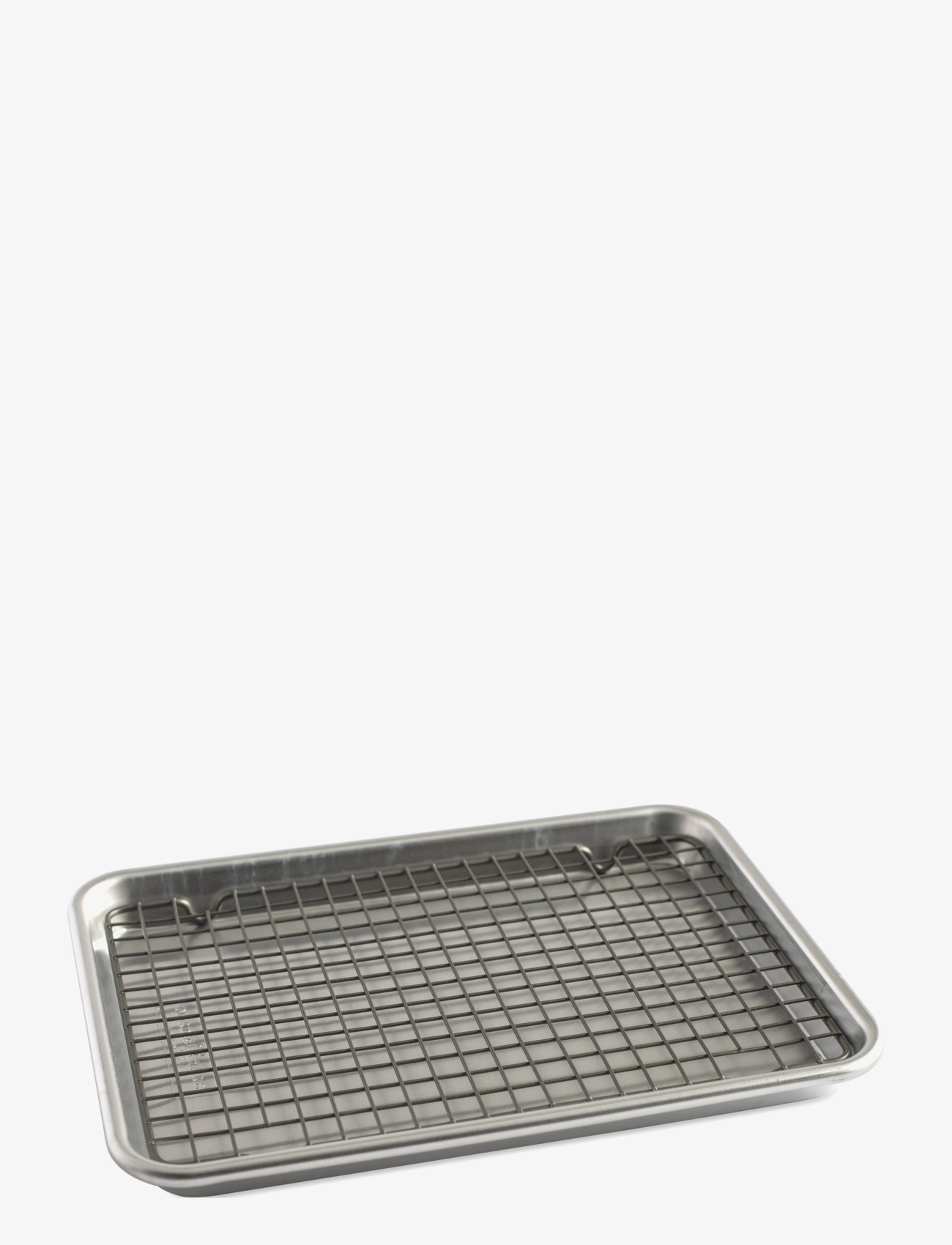 Nordic Ware - Nordic Ware Naturals Quarter Sheet med stativ - ildfaste former - silver - 2